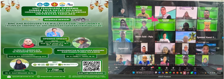 Guru Besar UNTAD Bahas Kekayaan Flora Endemik pada Tanah Ultramafik Sulawesi