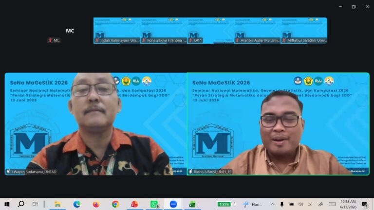 Guru Besar UNTAD Paparkan Hilirisasi Riset Matematika dalam Mitigasi Bencana
